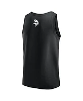 Fanatics Men's Black Minnesota Vikings Elements Tank Top