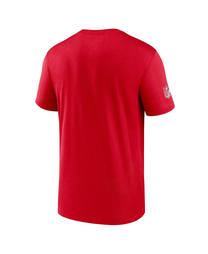 Nike Men's Red Kansas City Chiefs Sideline Legend Performance T-Shirt