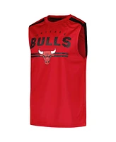 Fanatics Men's Red Chicago Bulls Birdseye Muscle Tank Top