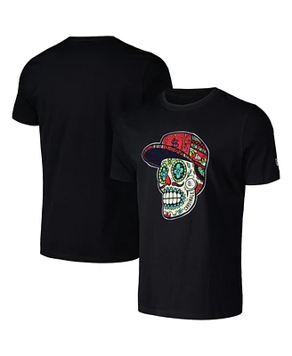 New Era Men's Black St. Louis Cardinals Sugar Skulls T-Shirt