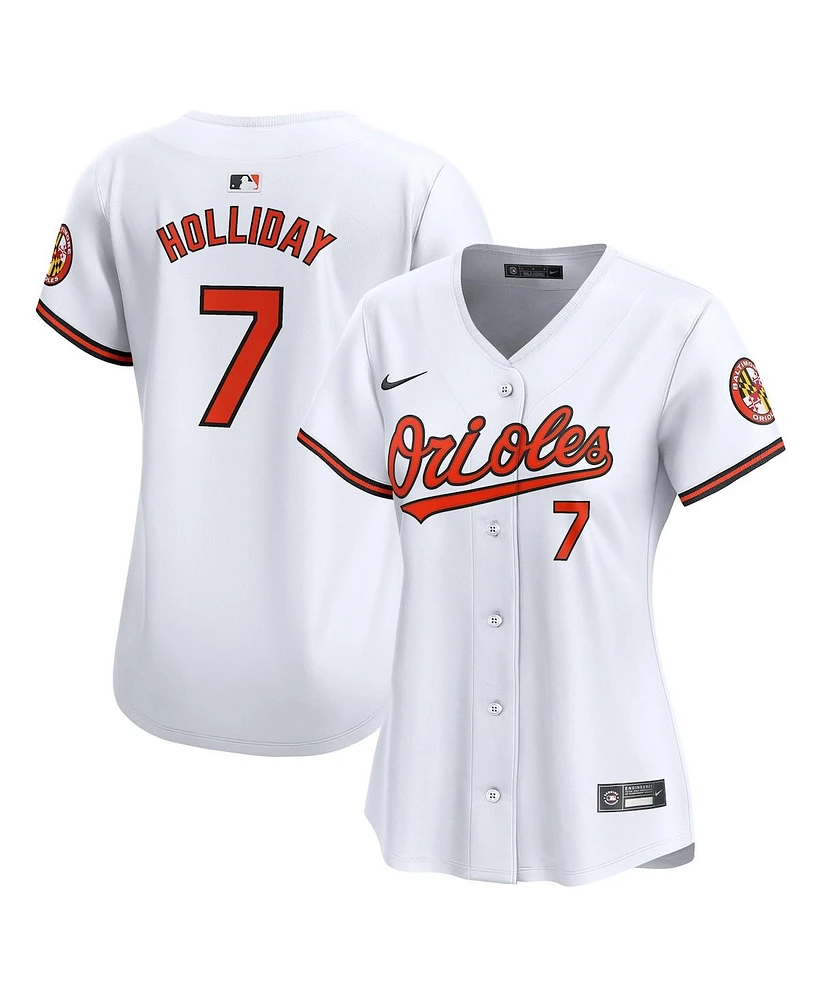 Nike Men's and Women's Jackson Holliday White Baltimore Orioles Home Limited Player Jersey