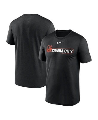 Nike Men's Black Baltimore Orioles Local Home Town T-Shirt