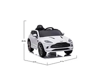 Streamdale Furniture Aston Martin Official Kids' Electric Car Ages 3-8, Speed up to 2.5km/hr