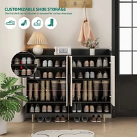 Streamdale Furniture Reliable and Elegant Entryway Shoe Cabinet with Ample Storage