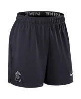 Nike Women's Navy New York Yankees Authentic Collection Knit Shorts