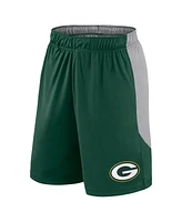 Fanatics Men's Green/Gray Green Bay Packers Go Hard Shorts