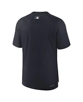 Nike Men's Navy Minnesota Twins Authentic Collection Pregame Raglan Performance T-Shirt