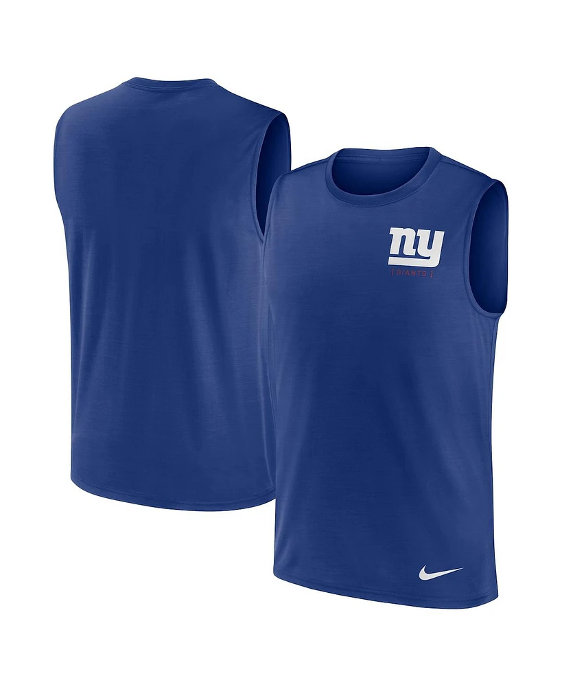 Nike Men's Royal New York Giants Muscle Tank Top