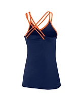 Fanatics Women's Navy Houston Astros Go For It Strappy V-Neck Tank Top