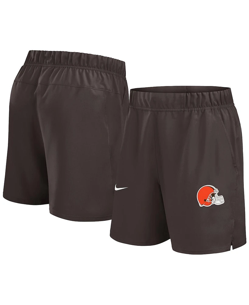 Nike Men's Brown Cleveland Browns Blitz Victory Performance Shorts