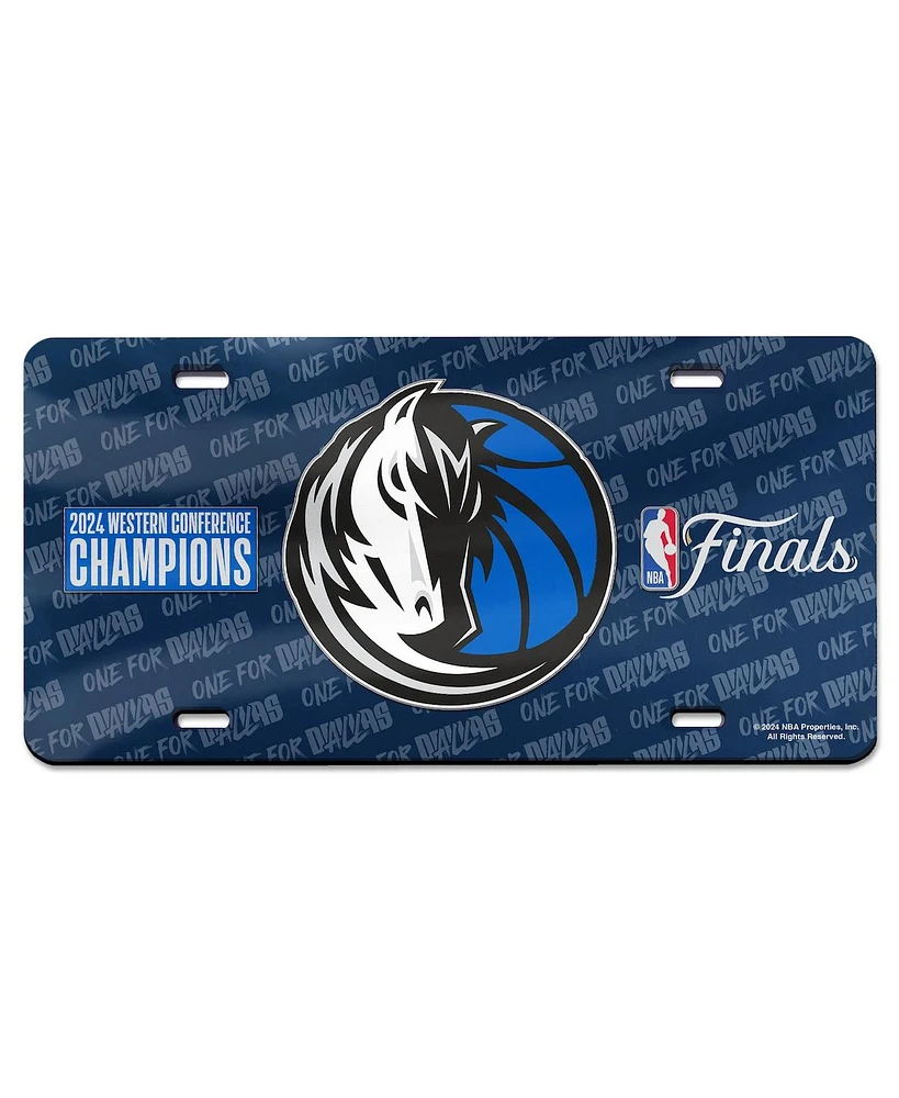 Wincraft Dallas Mavericks 2024 Western Conference Champions Laser Cut License Plate