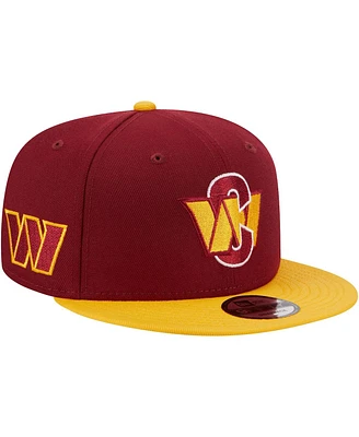 New Era Men's Burgundy/Gold Washington Commanders City Originals 9FIFTY Snapback Hat