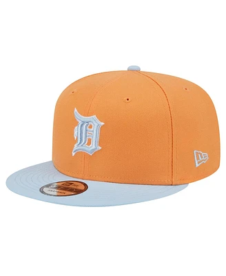 New Era Men's Orange Detroit Tigers Spring Color Two-Tone 9FIFTY Snapback Hat