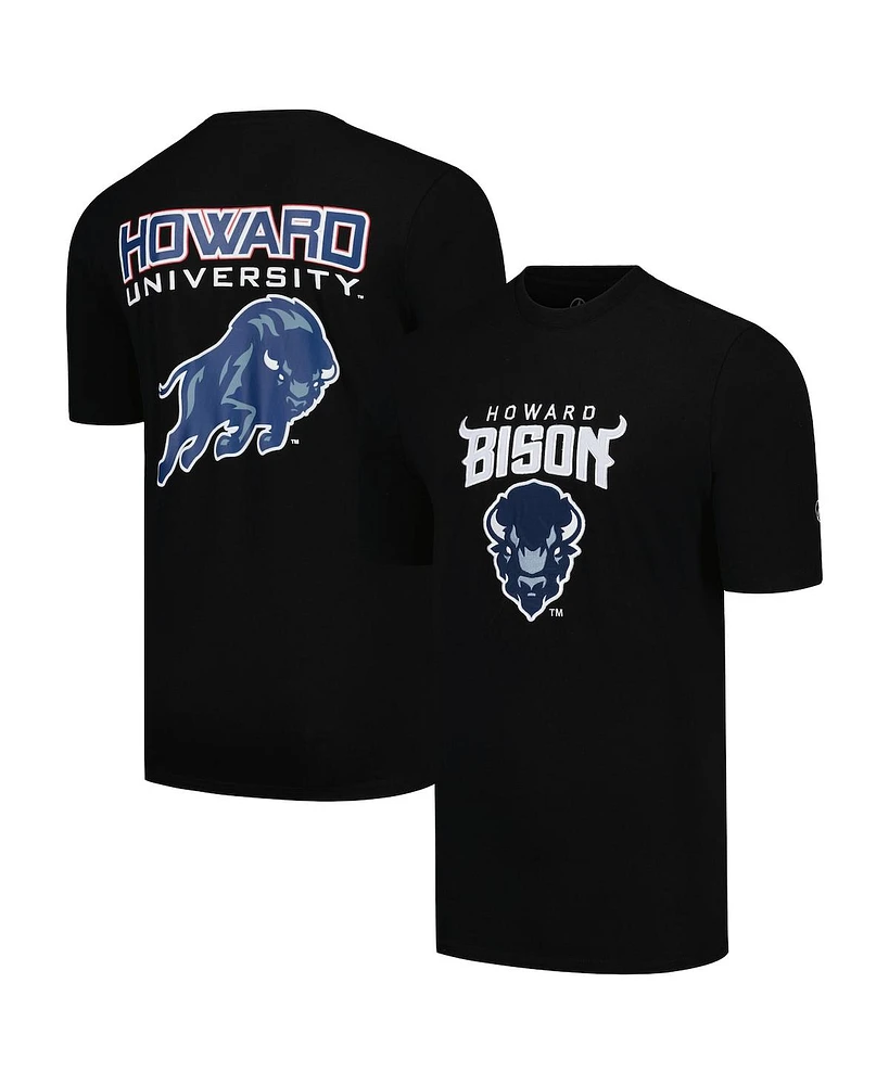 Fisll Men's Black Howard Bison Applique T-Shirt