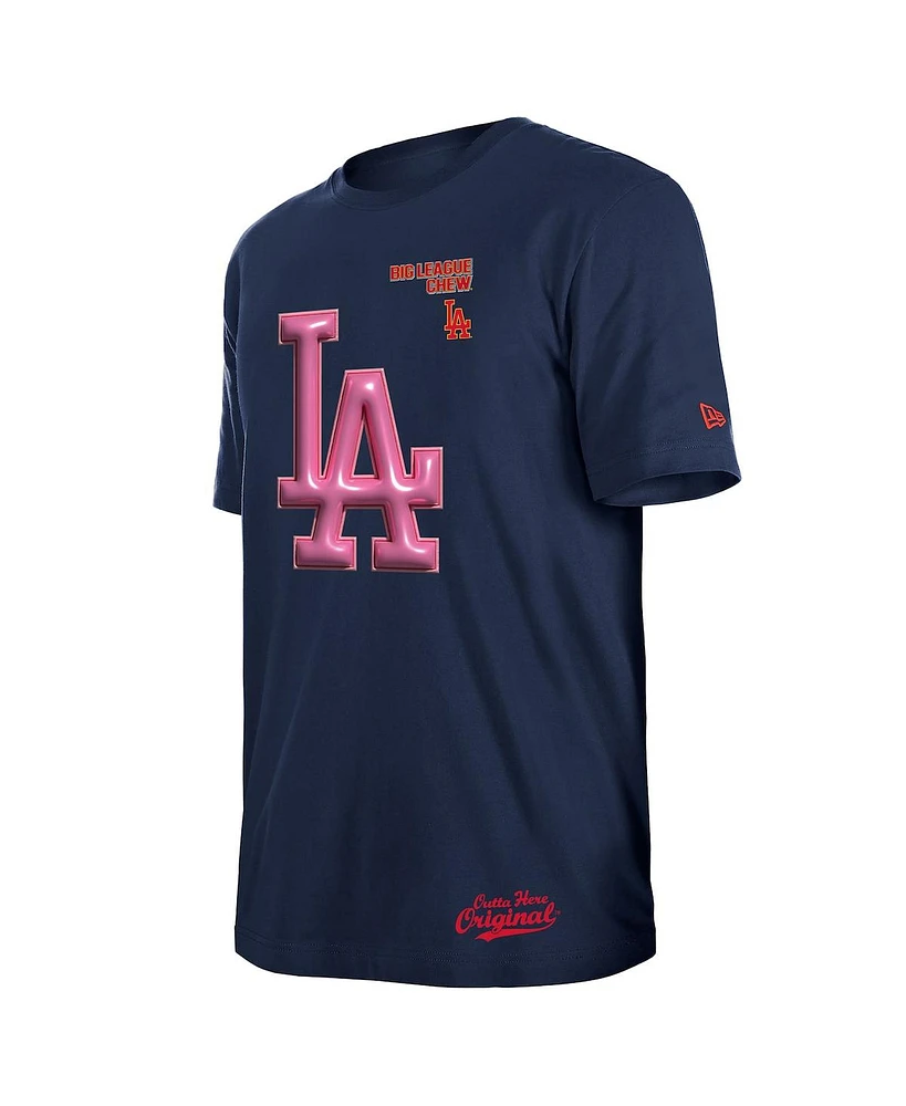 New Era Men's Navy Los Angeles Dodgers Big League Chew T-Shirt
