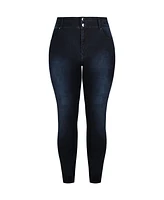 City Chic Women's Harley Short Skinny Jean