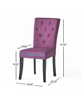 Stylish Heart-Backed Dining Chairs in Vibrant Colors