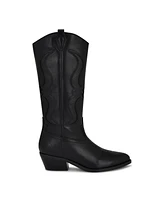 Nine West Women's Cwyft Pointy Toe Western Boots