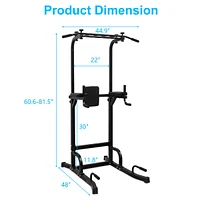 Streamdale Furniture Multi-functional Power Tower for Home Gym Pull-ups, Dips, Knee Raises, Push-ups