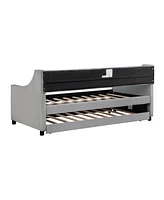 Versatile Space-Saving Daybed with Trundle for Modern Living