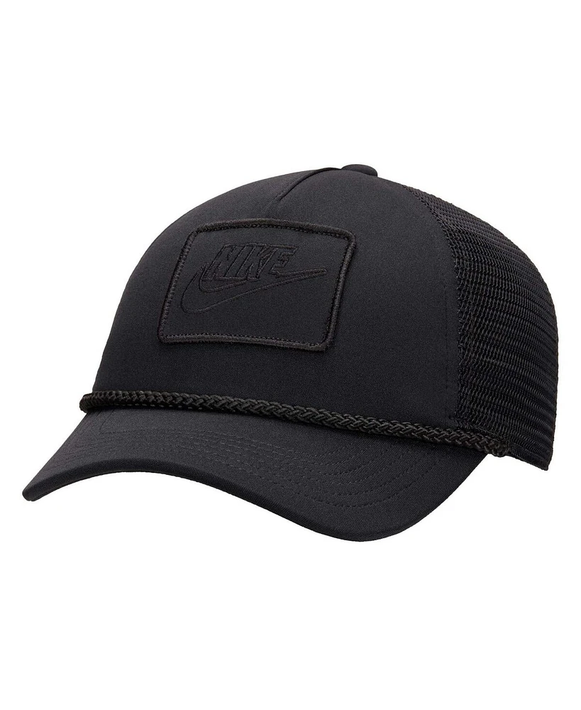 Nike Men's and Women's Black Rise Performance Adjustable Hat