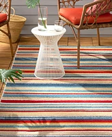 Town & Country Living Rio Multicolor Stripe 3'11"x5'2" Area Rug