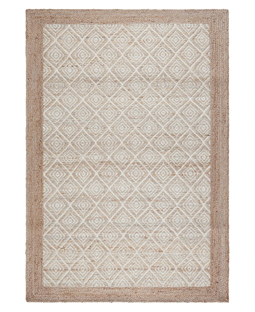 Town & Country Living Nalani Terra Textured Diamond 6'x9' Area Rug