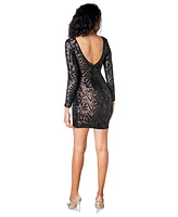 Dress the Population Women's Lola Low-Back Bodycon