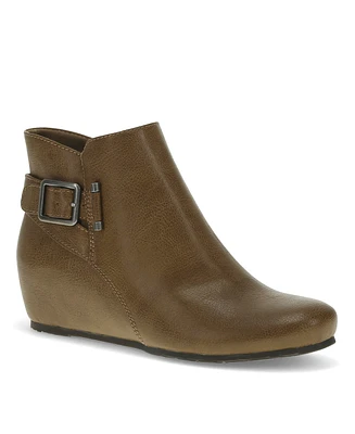 Baretraps Women's Serena Zipper Wedge Booties