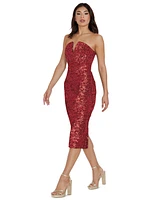 Dress the Population Women's Perla Strapless Sequined