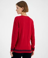 Tommy Hilfiger Women's Graphic Ivy Sweater