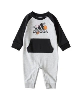 Adidas Baby Boys Long Sleeve Color Block Coverall