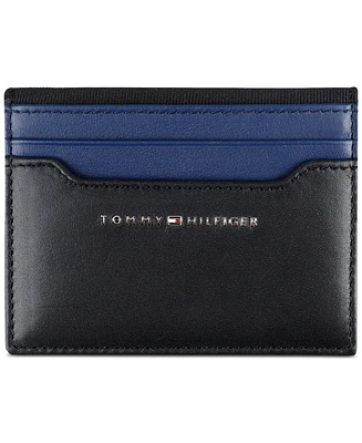 Tommy Hilfiger Men's Rfid Magnetic Reversible Card Case Wallet