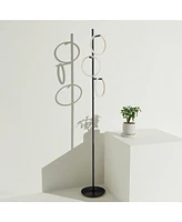 Brightech Saturn 66" Led Tree Floor Lamp with 3 Removeable Light Rings