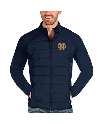 Antigua Men's Navy Notre Dame Fighting Irish Altitude Full-Zip Jacket