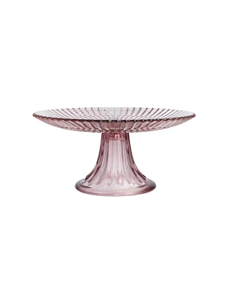 Fortessa Archie Pink Mini Cake and Cupcake Stand 8.25x4"