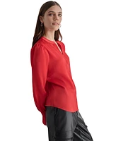 Dkny Women's Split-Neck Blouse