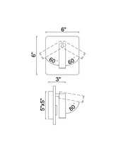 Cwi Lighting Private I Led Sconce