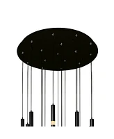 Cwi Lighting Flute 16 Light Led Chandelier