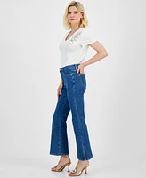 I.n.c. International Concepts Petite High-Rise Flare Jeans, Created for Macy's