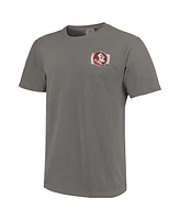 Image One Men's and Women's Gray Florida State Seminoles Hyper Local Oceola Renegade Stadium T-Shirt