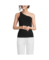 Lands' End Women's Slender One Shoulder Top