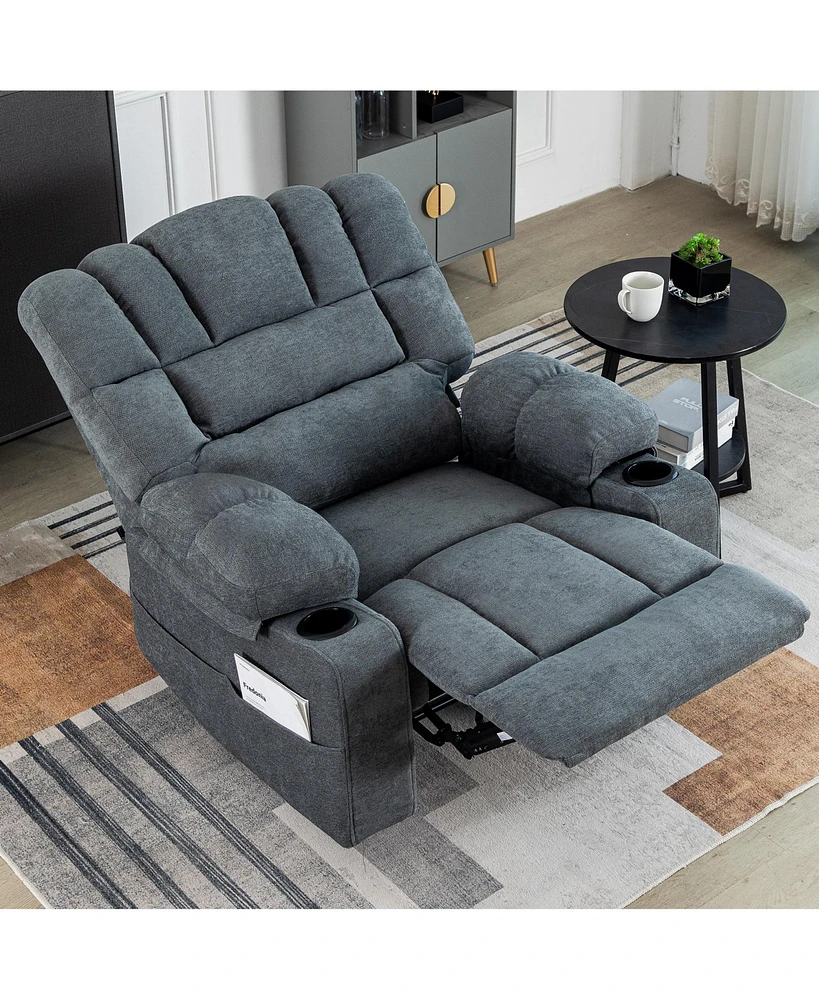 Streamdale Furniture Massage Recliner Chair Sofa with Heating Vibration