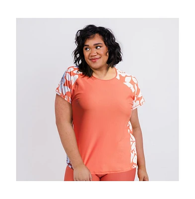 Calypsa Women's Plus Size Adele Swim Top