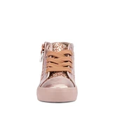 Olivia Miller Big Girls Star High Top Sneakers