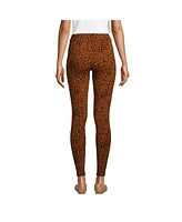Lands' End Petite Starfish Mid Rise Knit Leggings