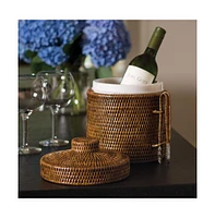 Napa Home & Garden Burma Rattan Ice Box & Tongs