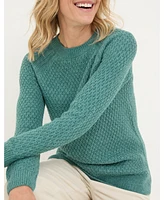 FatFace Women's Ella Textured Sweater