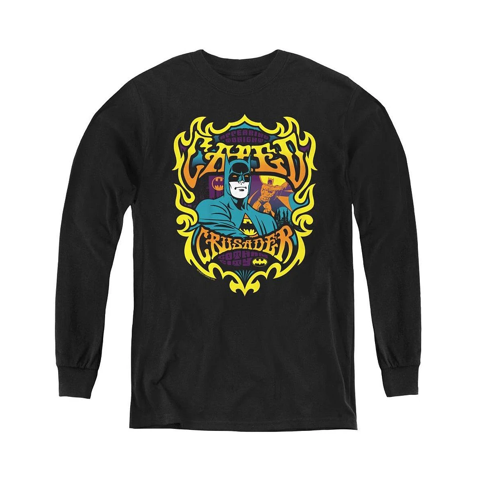 Dc Comics Boys Youth Appearing Tonight Long Sleeve Sweatshirts