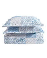 Laura Ashley Colleens Reversible Piece Quilt Set
